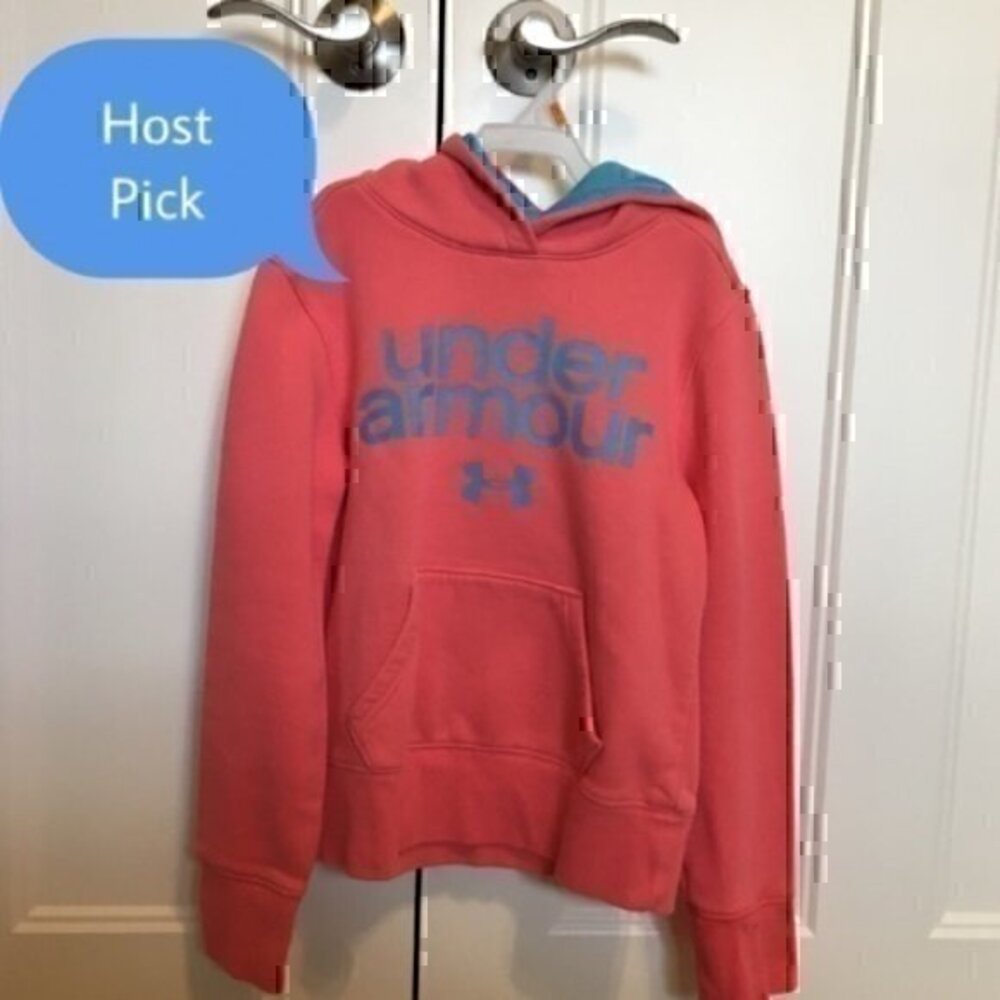Under Armour Girls size medium hooded sweatshirt